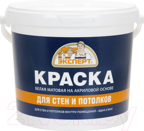 Изображение товара Краска Эксперт Для стен и потолков (7кг)
