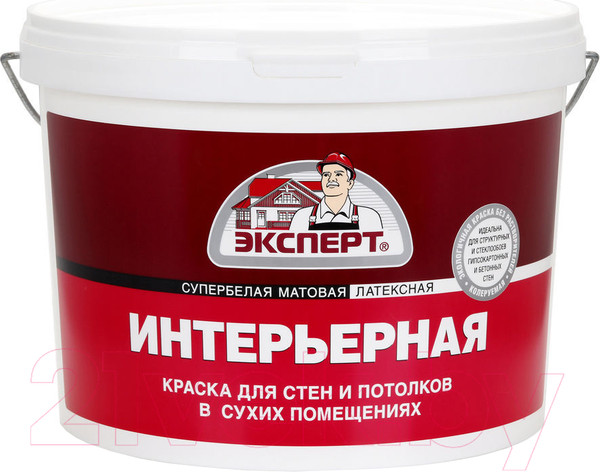 Изображение товара Краска Эксперт Интерьерная (14кг, супербелый)