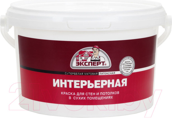 Изображение товара Краска Эксперт Интерьерная (3кг, супербелый)