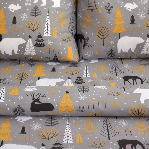 Изображение товара Комплект постельного белья Этель Let it Snow / 4349494