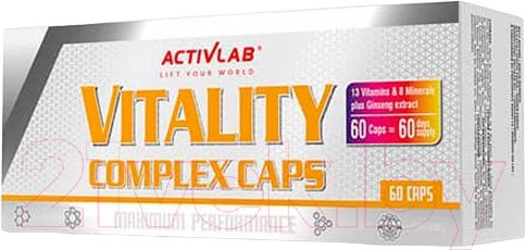 Витаминно-минеральный комплекс Activlab Vitality Complex (60шт, без вкуса)