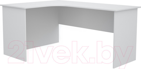 Изображение товара Письменный стол МДК СПУ-П угловой 1600x1200x755 (правый, белый)