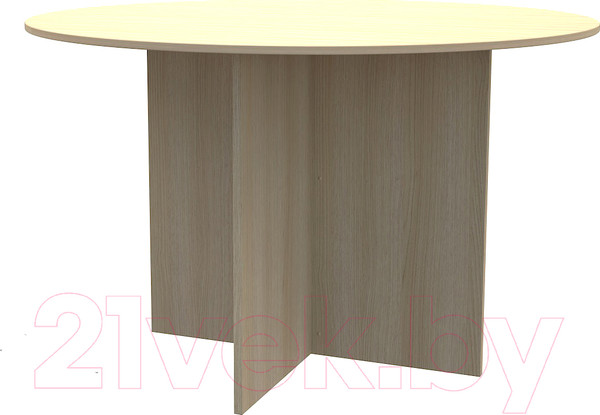 Изображение товара Стол для переговоров МДК СП-К круглый 1200x1200x750 (дуб млечный)