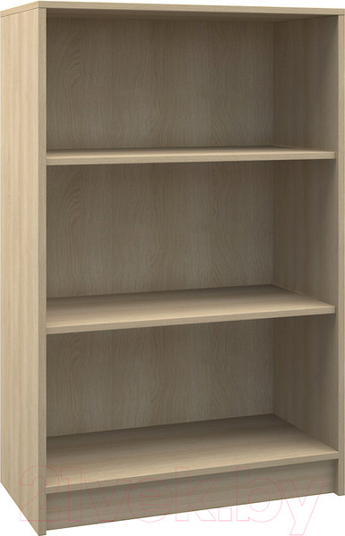 Изображение товара Стеллаж МДК СЛН1 широкий открытый низкий 780x370x1200 (дуб млечный)