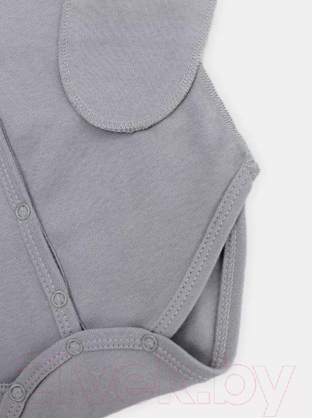 Изображение товара Боди для малышей Rant Hugs And Kisses / 6772-62 (Arctic Grey, р.62)