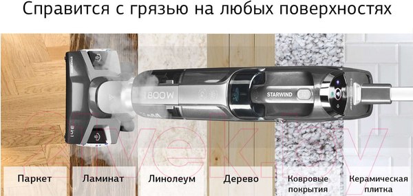 Изображение товара Вертикальный пылесос StarWind SSV9555