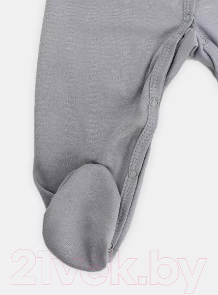 Изображение товара Комбинезон для малышей Rant Hugs And Kisses / 1172-68 (Arctic Grey, р.68)
