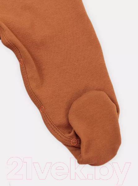 Изображение товара Комбинезон для малышей Rant Hugs And Kisses / 1172/1-74 (Curry Brown, р.74)