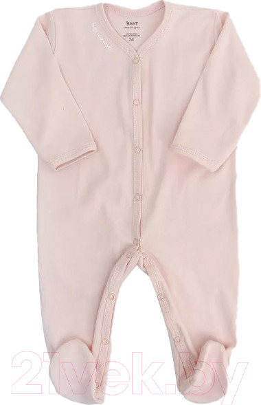 Изображение товара Комбинезон для малышей Rant Hugs And Kisses / 1172/3-68 (Soft Pink, р.68)