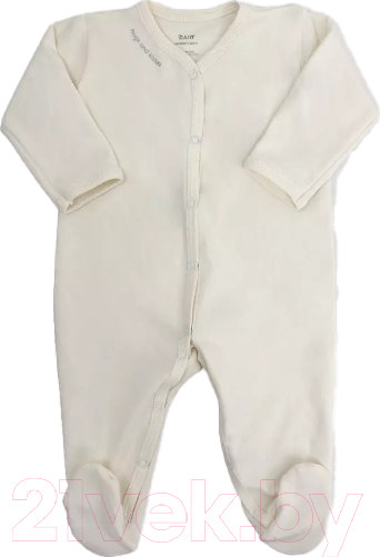Изображение товара Комбинезон для малышей Rant Hugs And Kisses / 1172/4-74 (Vanilla Beige, р.74)