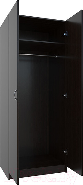 Изображение товара Шкаф МДК ШК1 для одежды 2-х дверный 780x596x2000 (венге)