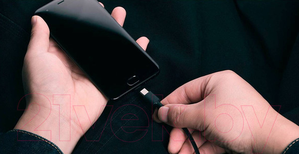 Изображение товара Кабель Xiaomi Mi Type-C Braided Cable / SJV4109GL (черный)