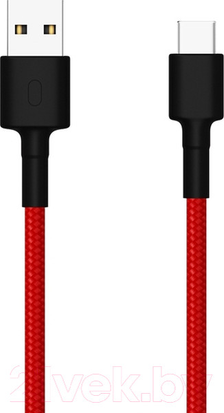 Изображение товара Кабель Xiaomi Mi Type-C Braided Cable / SJV4110GL (красный)