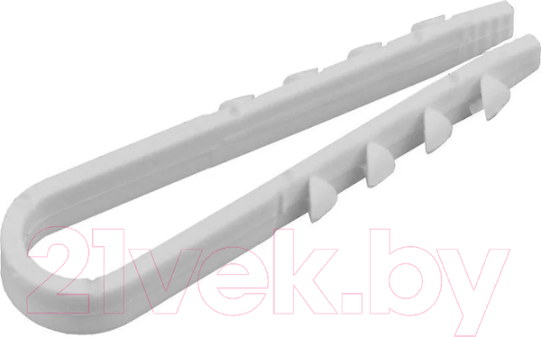 Изображение товара Дюбель-хомут КС ДХК-10 5-10 (100шт, белый)