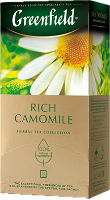 Изображение товара Чайный напиток GREENFIELD Rich Camomile (25пак)