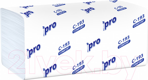 Изображение товара Бумажные полотенца PROtissue V сложения 1-слойные / С193