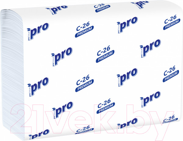 Изображение товара Бумажные полотенца PROtissue Z сложения 2-х слойные / С26