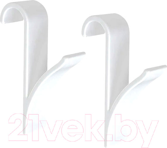 Изображение товара Набор крючков Primanova M-B24-01 (2шт, белый)