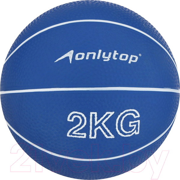 Изображение товара Медицинбол Onlytop 2763596 (2кг, синий)