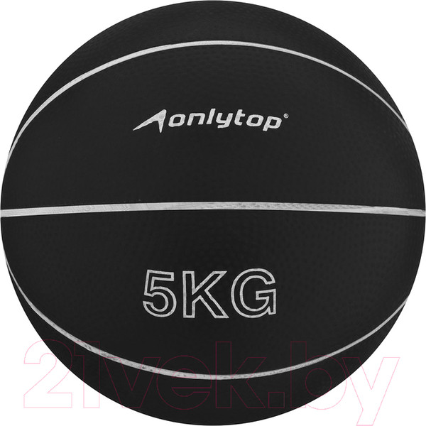 Изображение товара Медицинбол Onlytop 2763599 (5кг, черный)