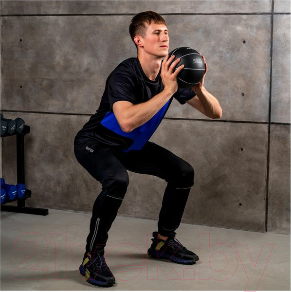 Изображение товара Медицинбол Onlytop 2763599 (5кг, черный)