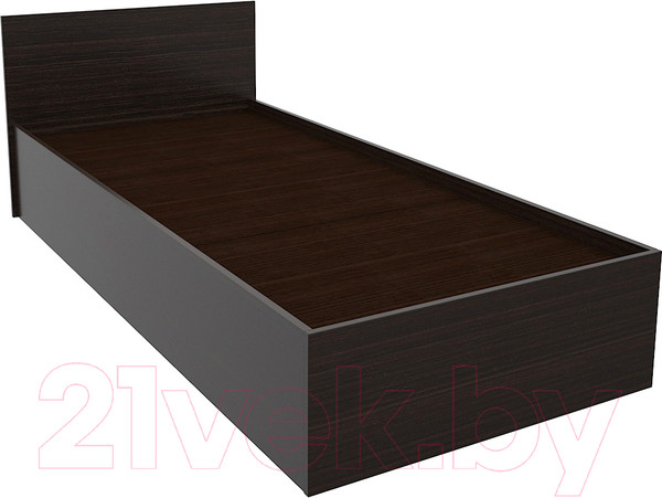 Изображение товара Односпальная кровать МДК КР9 80x200/700x952x2032 (венге)