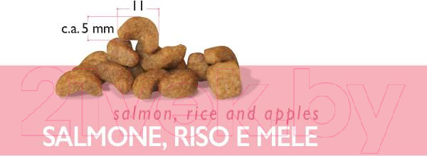 Изображение товара Сухой корм для кошек Unica Natura Indoor лосось, рис, яблоко (1.5кг)