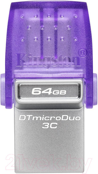 Изображение товара USB flash накопитель Kingston Data Traveler MicroDuo 64Gb (DTDUO3CG3/64GB)
