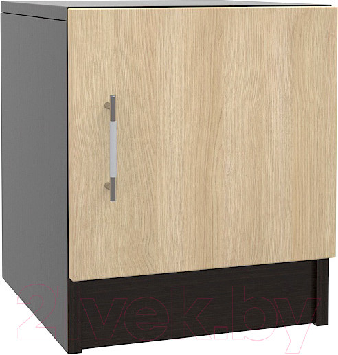 Изображение товара Прикроватная тумба МДК КМ3 420x350x380 (венге/дуб млечный)