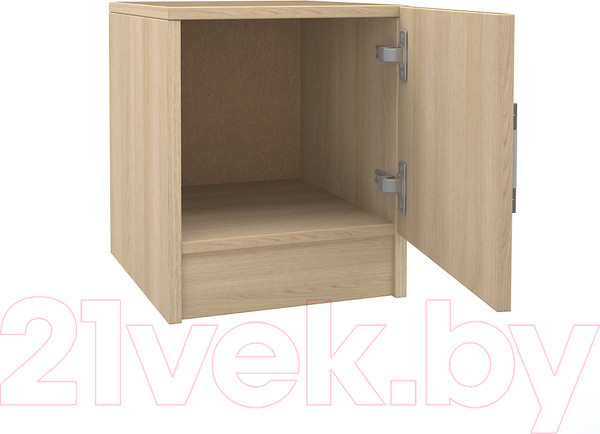 Изображение товара Прикроватная тумба МДК КМ3 420x350x380 (дуб млечный)