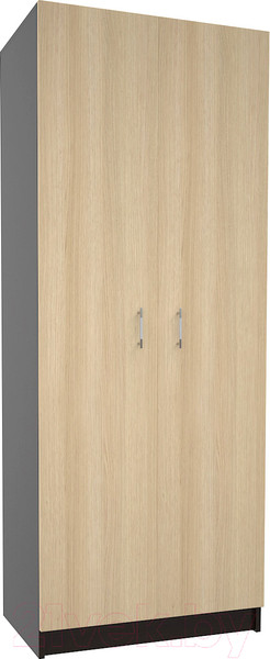 Изображение товара Шкаф МДК СК2 2-х створчатый 1980x800x490 (венге/дуб млечный)