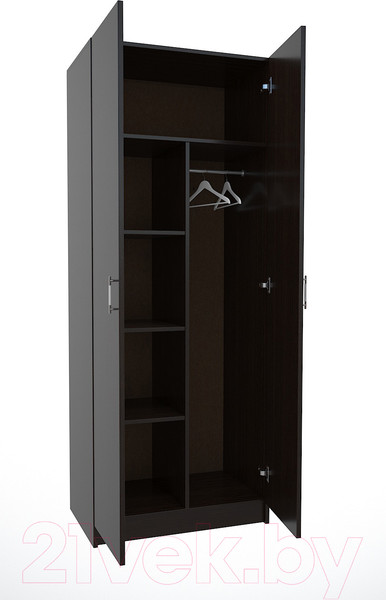 Изображение товара Шкаф МДК СК2 2-х створчатый 1980x800x490 (венге)