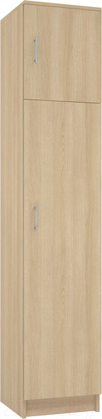 Изображение товара Шкаф-пенал МДК ПРСЗ закрытый 2020x400x400 (дуб млечный)