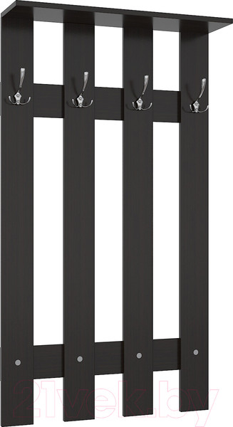 Изображение товара Вешалка для одежды МДК ПРВ1 4 крючка 1420x800x200 (венге)