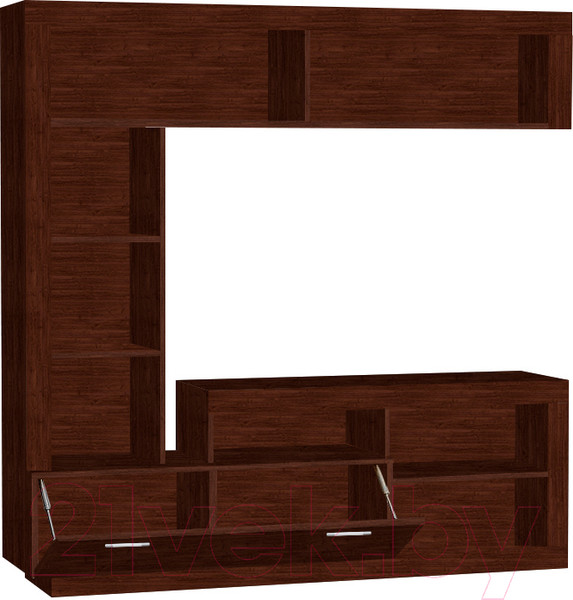 Изображение товара Стенка МДК ГТ4 центральный для гостиной 1704x1702x413 (венге)