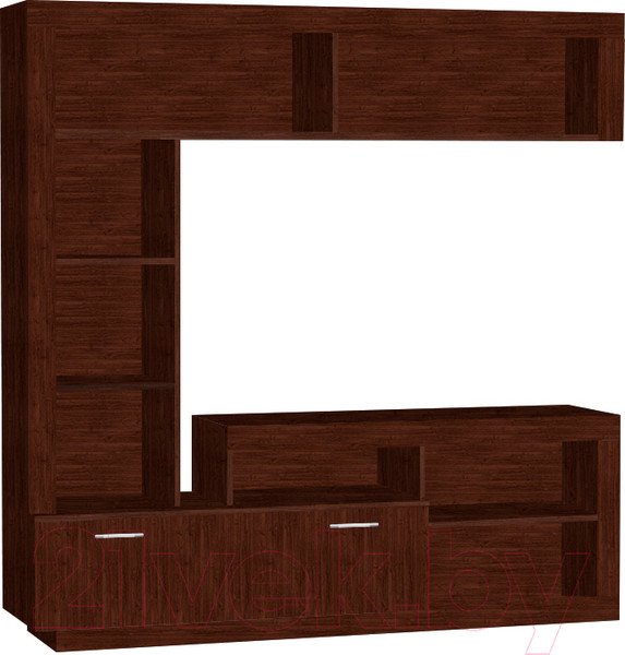 Изображение товара Стенка МДК ГТ4 центральный для гостиной 1704x1702x413 (венге)