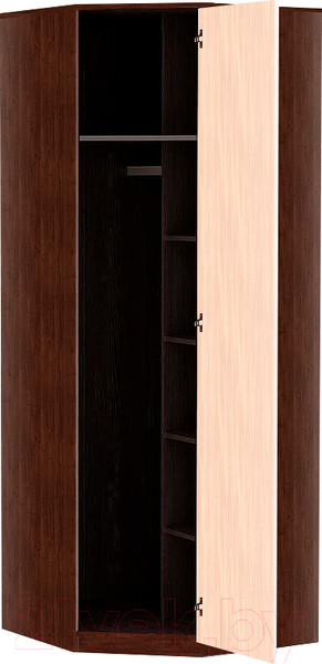 Изображение товара Шкаф МДК ГШУ угловой 2120x720x720 (венге/дуб млечный)