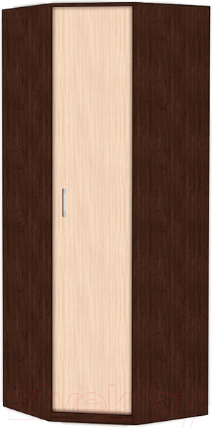 Изображение товара Шкаф МДК ГШУ угловой 2120x720x720 (венге/дуб млечный)