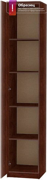 Изображение товара Шкаф-пенал МДК ГШБ бельевой 2120x400x450 (венге)