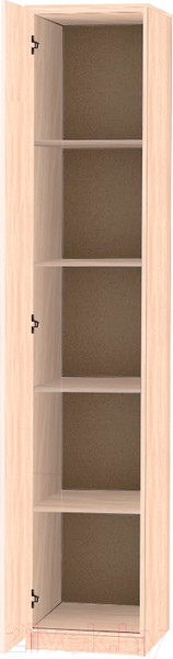 Изображение товара Шкаф-пенал МДК ГШБ бельевой 2120x400x450 (дуб млечный)
