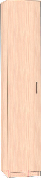 Изображение товара Шкаф-пенал МДК ГШБ бельевой 2120x400x450 (дуб млечный)