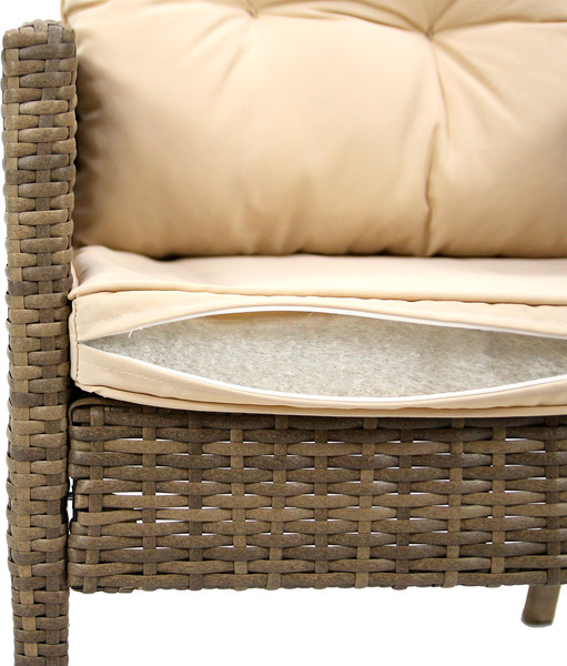 Изображение товара Комплект садовой мебели Garden Story Милена / SFS078 (бежевый/коричневый)