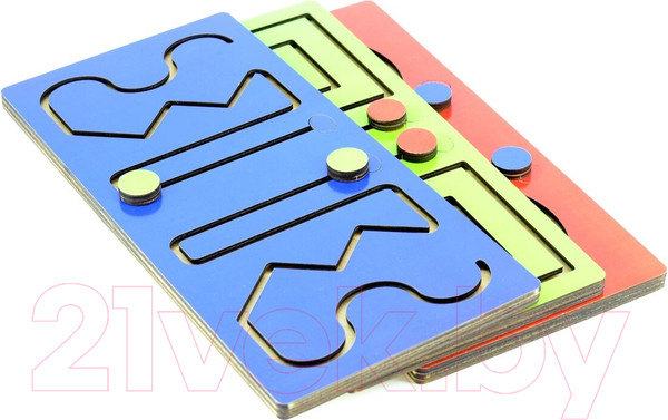 Изображение товара Развивающий игровой набор Мастер игрушек Лабиринт Полушарные доски / ig0323