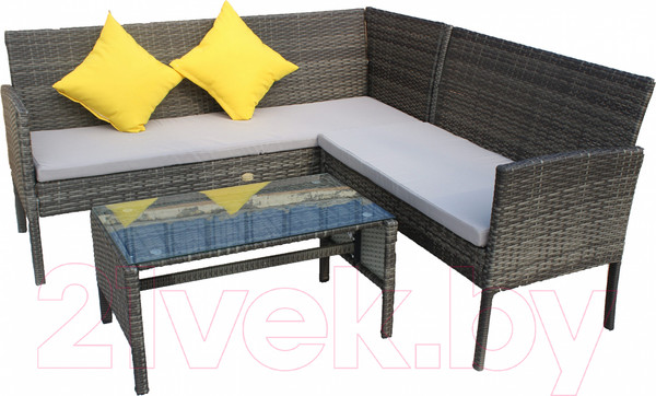 Изображение товара Комплект садовой мебели Garden Story Рикардо / SFS076 (серый)