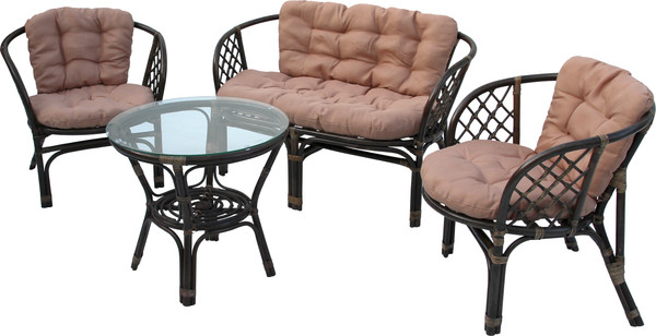 Изображение товара Комплект садовой мебели Garden Story Багамы / CV-B01C (бежевый/коричневый)