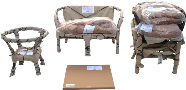 Изображение товара Комплект садовой мебели Garden Story Багамы / CV-B01C (бежевый/коричневый)