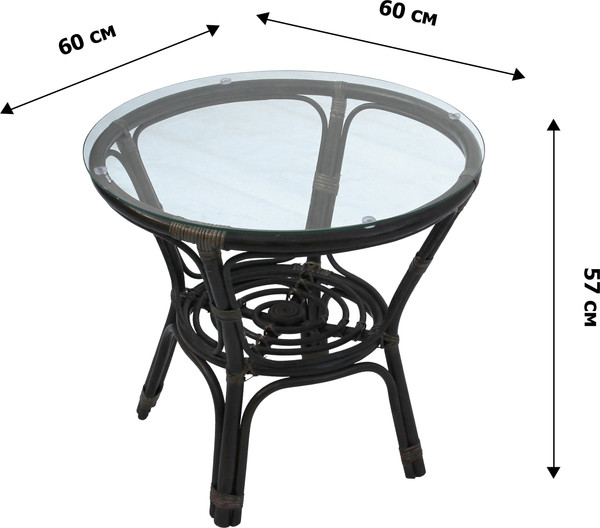 Изображение товара Комплект садовой мебели Garden Story Багамы / CV-B01C (бежевый/коричневый)