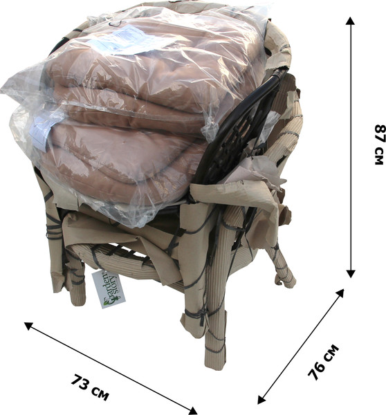 Изображение товара Комплект садовой мебели Garden Story Багамы / CV-B01C (бежевый/коричневый)