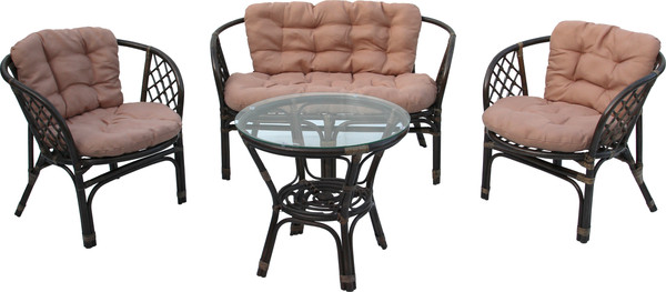 Изображение товара Комплект садовой мебели Garden Story Багамы / CV-B01C (бежевый/коричневый)