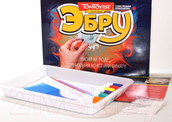 Изображение товара Набор для творчества Tom Toyer Для рисования на воде Эбру / LY02020